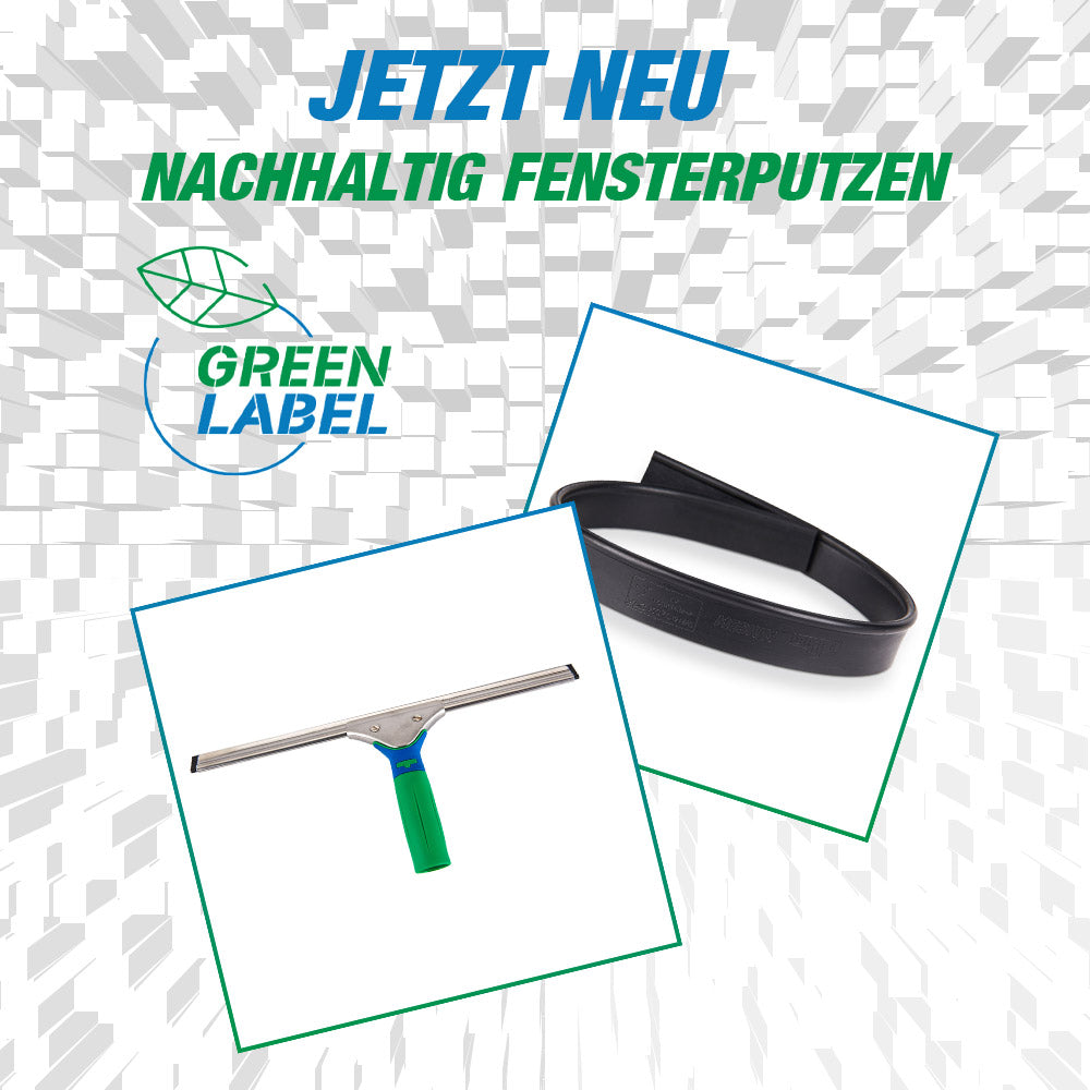 Nachhaltig Fensterputzen - UNGER Green Label Fensterwischer