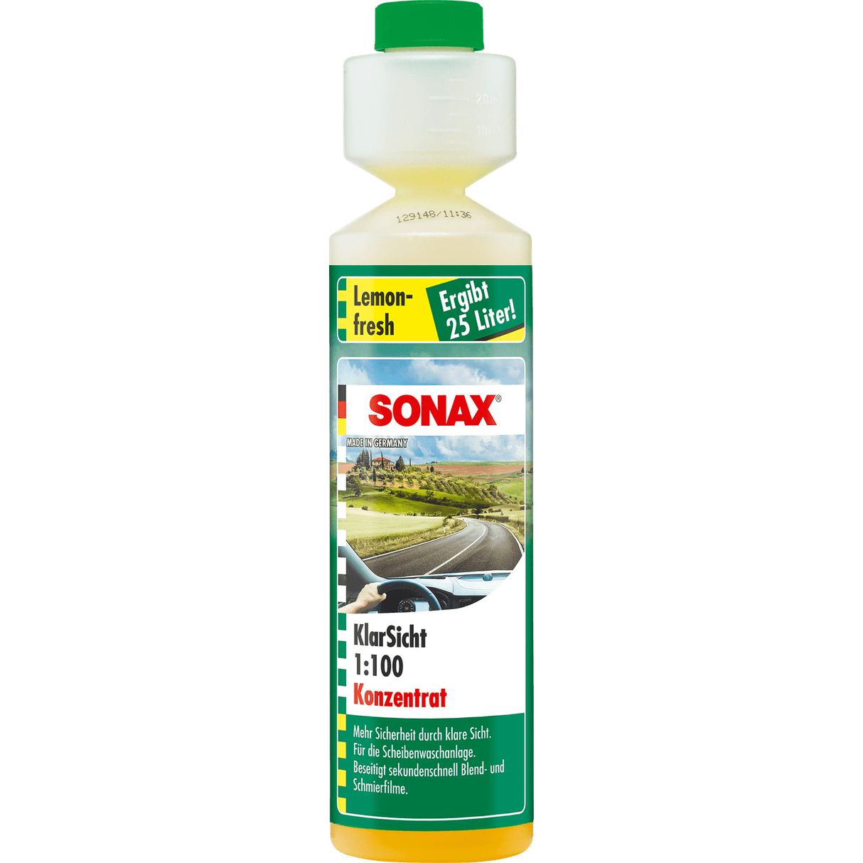 SONAX KlarSicht 1:100 Konzentrat Duft: Lemon-fresh