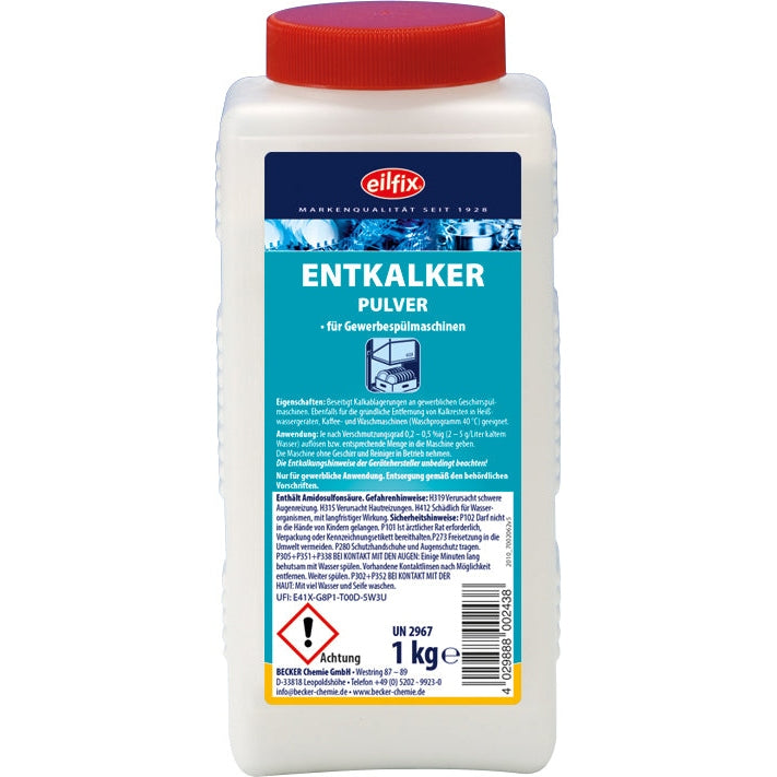 EILFIX Entkalker Pulver Inhalt: 1 kg