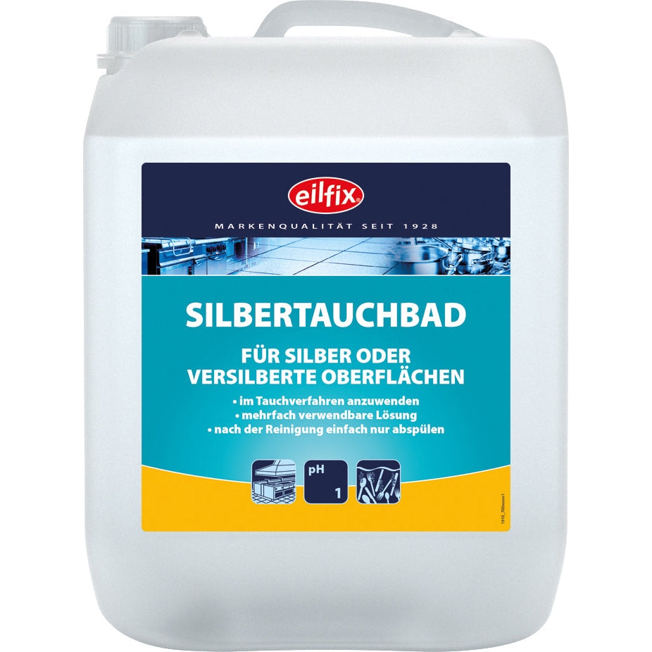 EILFIX Silbertauchbad für Silber oder versilberte Oberflächen Inhalt: 5 Liter Kanister