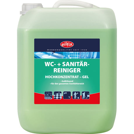 EILFIX WC + SANITÄRREINIGER (WC-Grün) Hochkonzentrat Gel Inhalt: 5 Liter Kanister