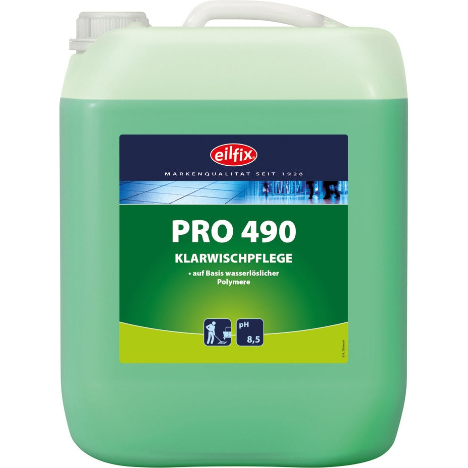 EILFIX PRO 490 Klarwischpflege Inhalt: 10 Liter Kanister