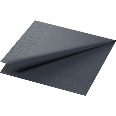 Duni Tissue-Serviette 33 x 33 cm, 3-lagig Farbvariante: Schwarz