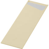 Duni Bestecktaschen Sacchetto, Slim Dunisoft 7 x 23 cm Farbvariante: Cream