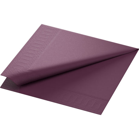 Duni Tissue-Serviette 40 x 40 cm, 3-lagig Farbvariante: Plum