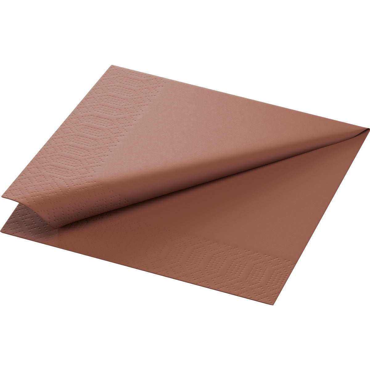 Duni Tissue-Serviette 33 x 33 cm, 3-lagig Farbvariante: Chestnut