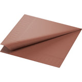 Duni Tissue-Serviette 40 x 40 cm, 3-lagig Farbvariante: Chestnut