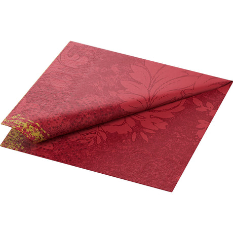 Duni Tissue-Motiv-Serviette 33 x 33 cm, Royal Bordeaux