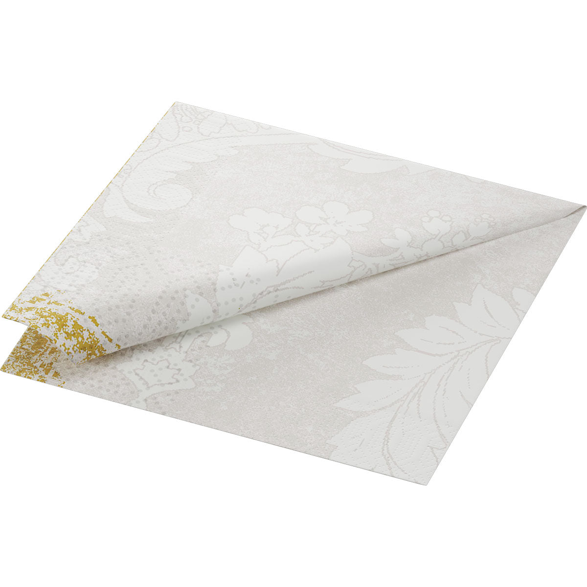 Duni Tissue Motiv-Serviette 40 x 40 cm, 3-lagig, Royal White