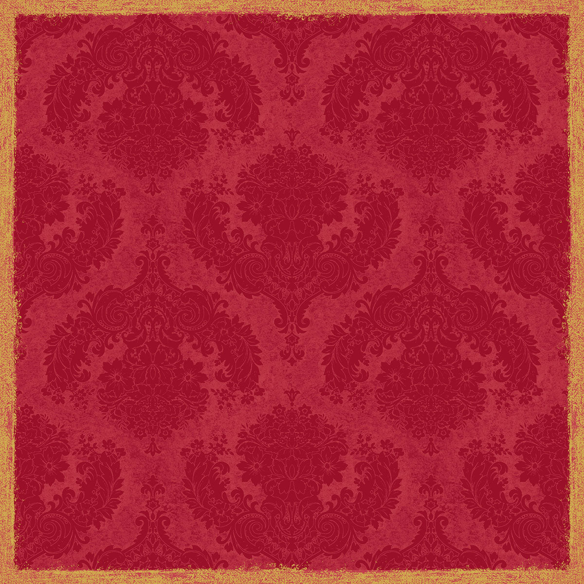 Duni Dunisilk Motiv Mitteldecke, 84 x 84 cm, Royal Bordeaux