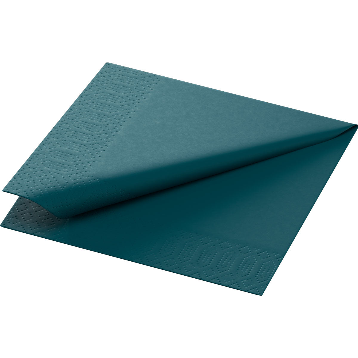 Duni Tissue-Serviette 24 x 24 cm, 3-lagig Farbvariante: Ocean Teal