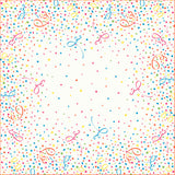 Duni Dunicel Motiv Mitteldecke, 84 x 84 cm, Confetti