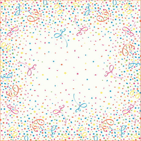 Duni Dunicel Motiv Mitteldecke, 84 x 84 cm, Confetti