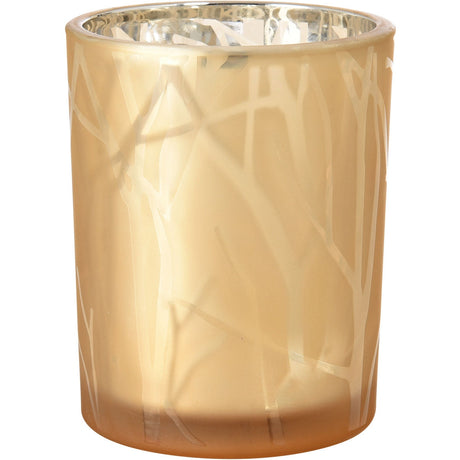 Duni Kerzenhalter Shimmer, Glas 100 x Ø 80 mm Farbvariante: Sand