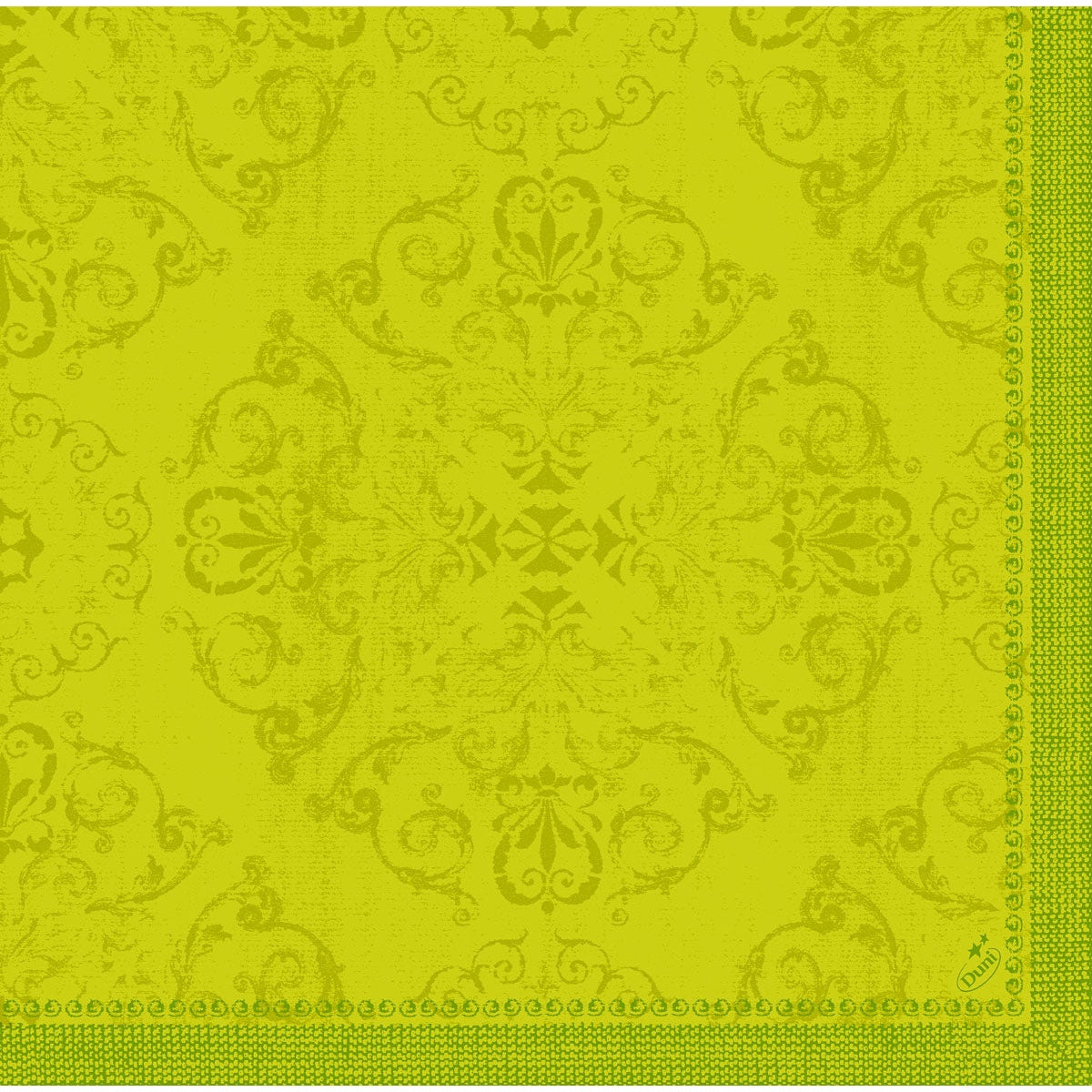 Dunilin Serviette 40 x 40 cm, gemustert Farbvariante: Opulent Kiwi