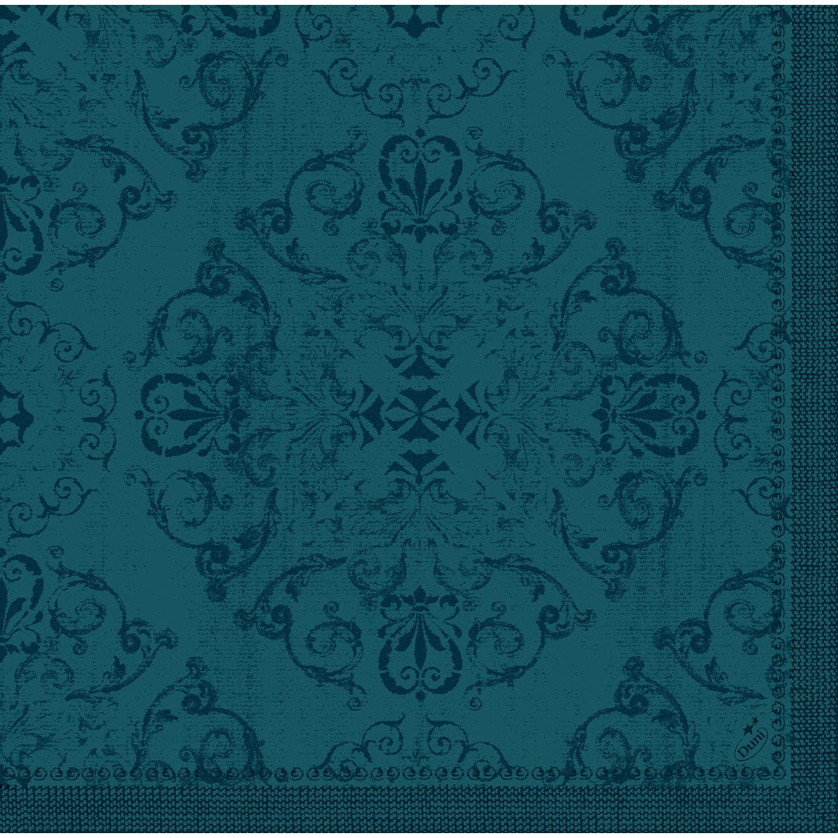 Dunilin Serviette 40 x 40 cm, gemustert Farbvariante: Opulent Ocean Teal