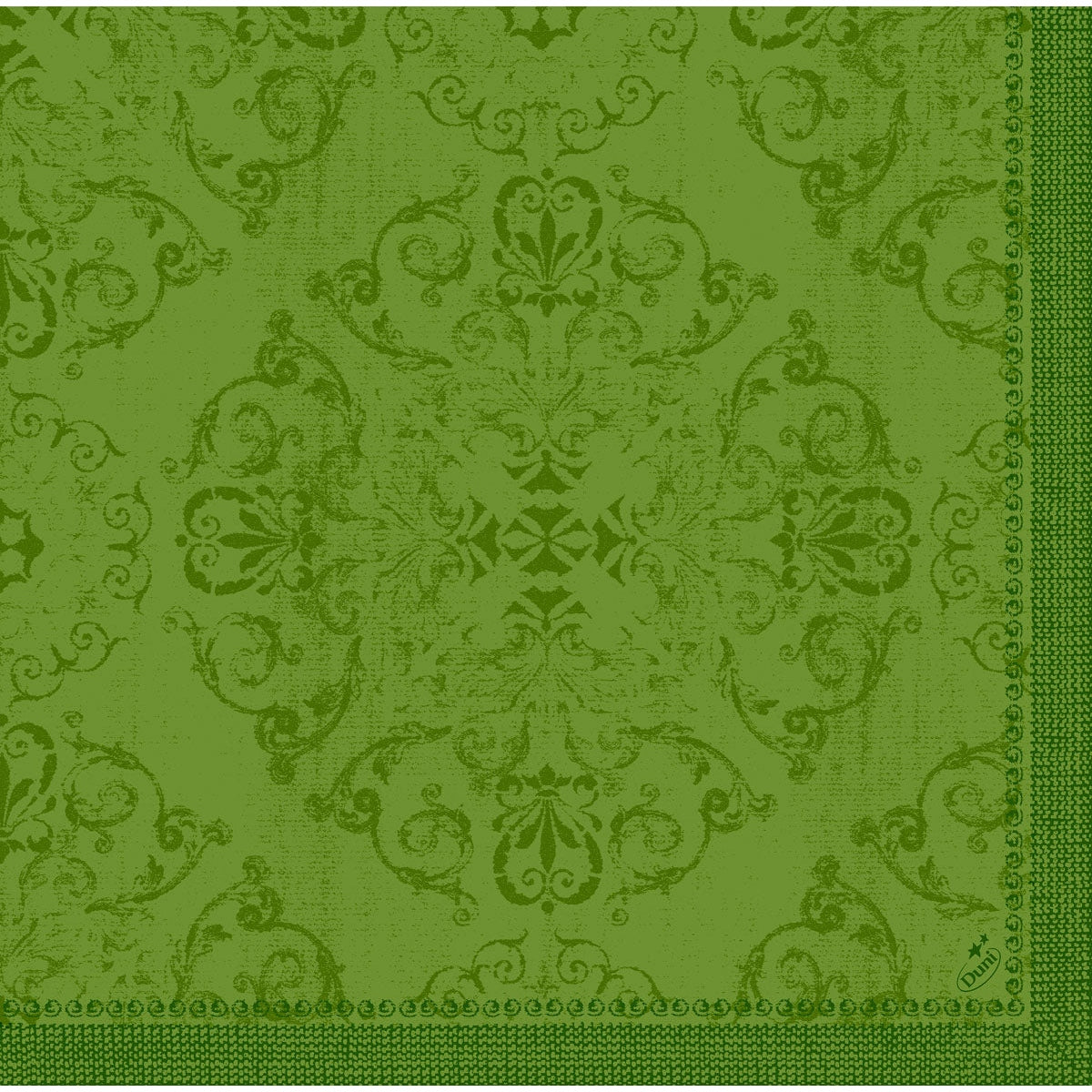 Dunilin Serviette 40 x 40 cm, gemustert Farbvariante: Opulent Leaf Green