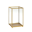 Duni Kerzenhalter Noble, Glas 14 x 22 cm, goldfarben