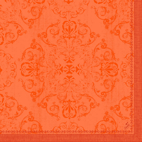 Dunilin Serviette 40 x 40 cm, gemustert Farbvariante: Opulent Sun Orange