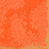 Duni Tissue-Motiv-Serviette 33 x 33 cm, Royal Sun Orange