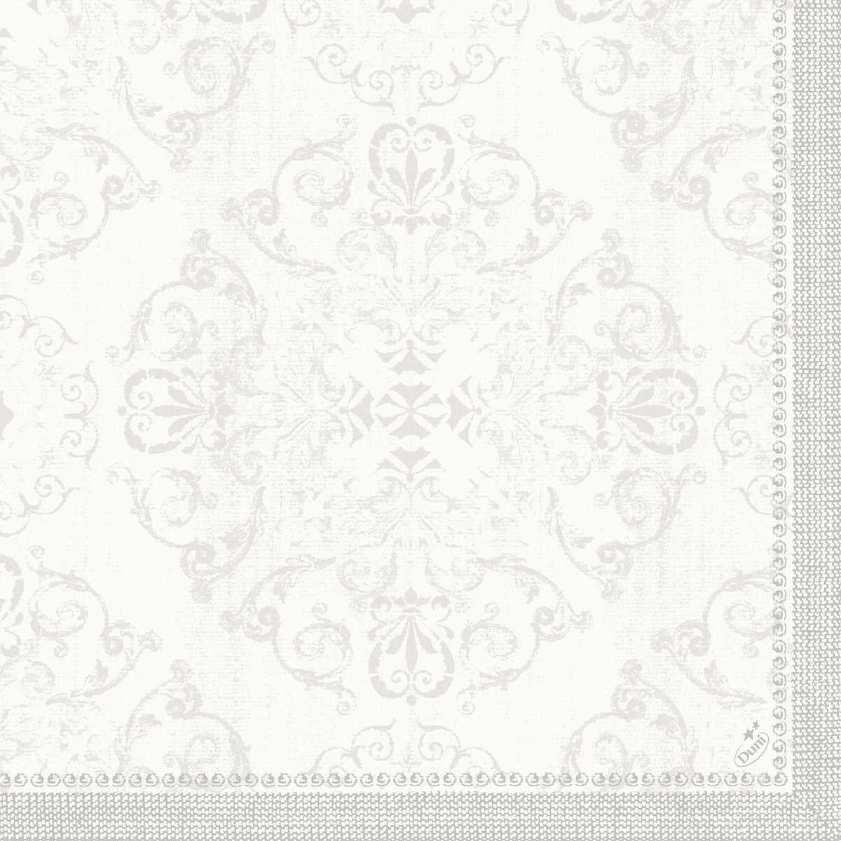 Dunilin Serviette 40 x 40 cm, gemustert Farbvariante: Opulent White