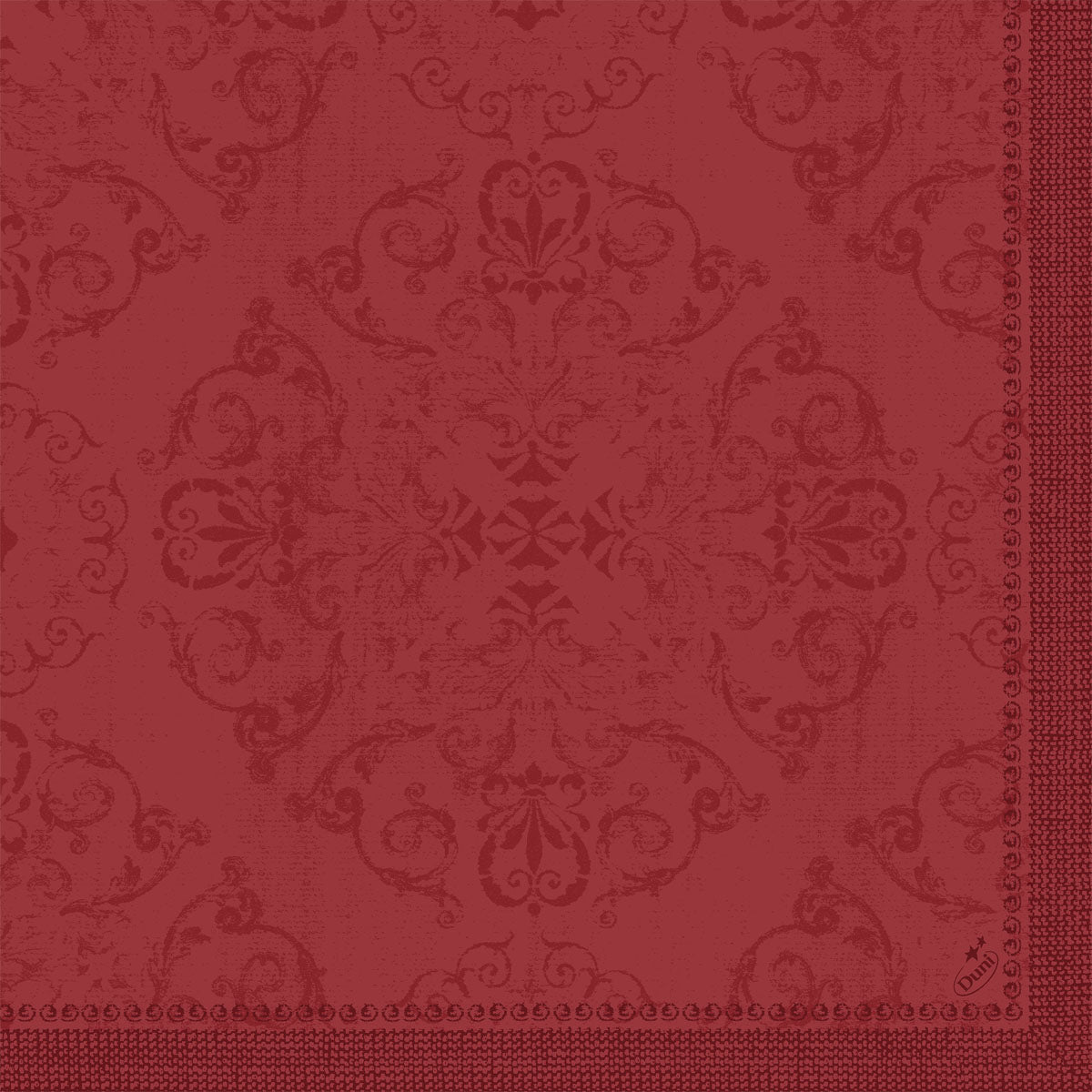 Dunilin Serviette 40 x 40 cm, gemustert Farbvariante: Opulent Bordeaux