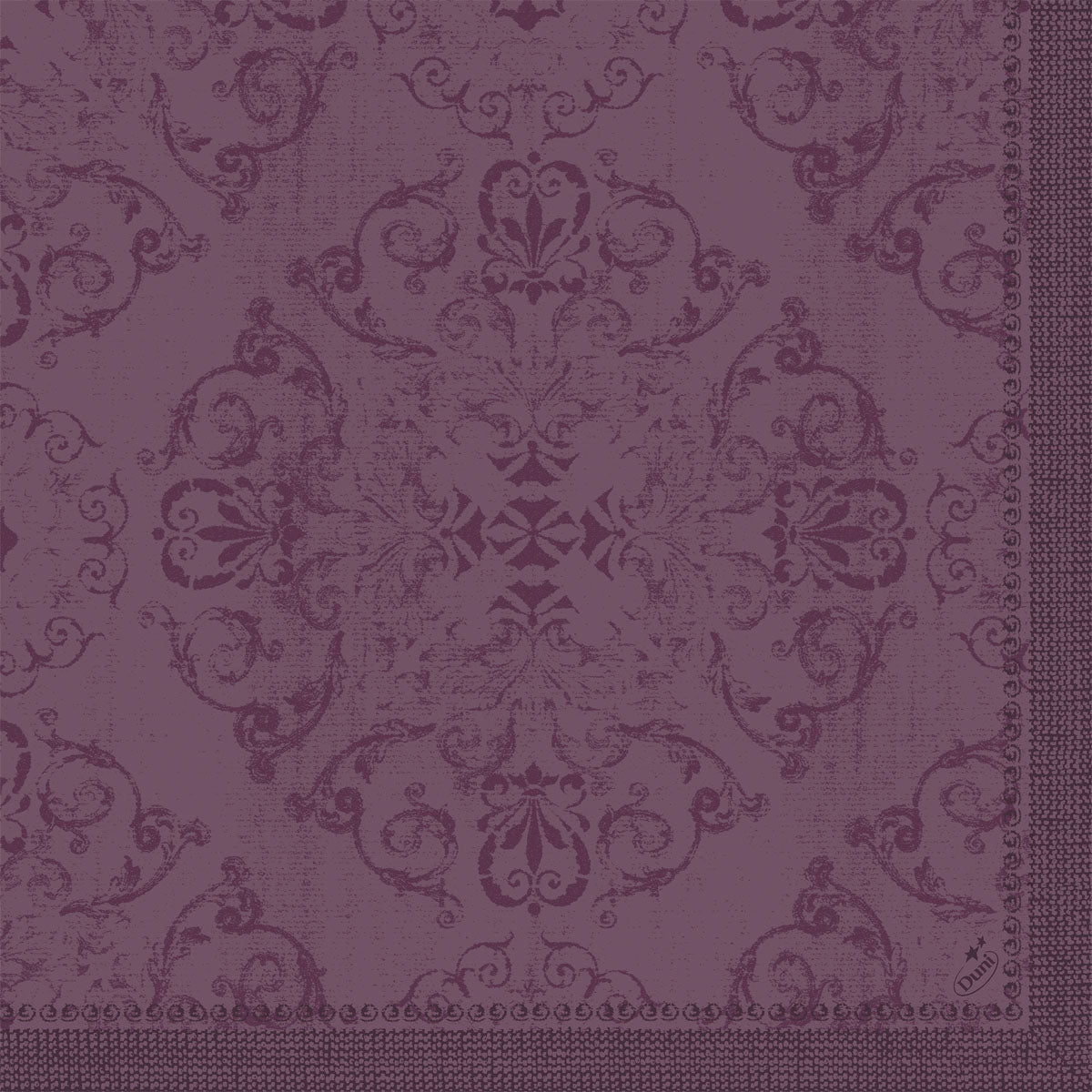 Dunilin Serviette 40 x 40 cm, gemustert Farbvariante: Opulent Plum