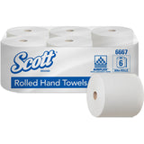 SCOTT® Handtücher - Rolle / Weiß 6667 1-lagig