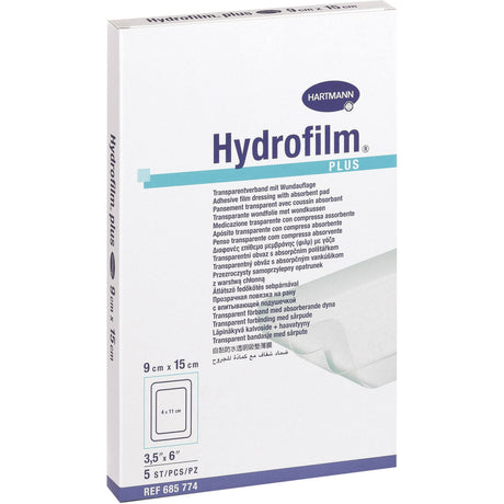 Hydrofilm Plus Transparentverband mit Wundkissen Auswahl: 10x20 cm