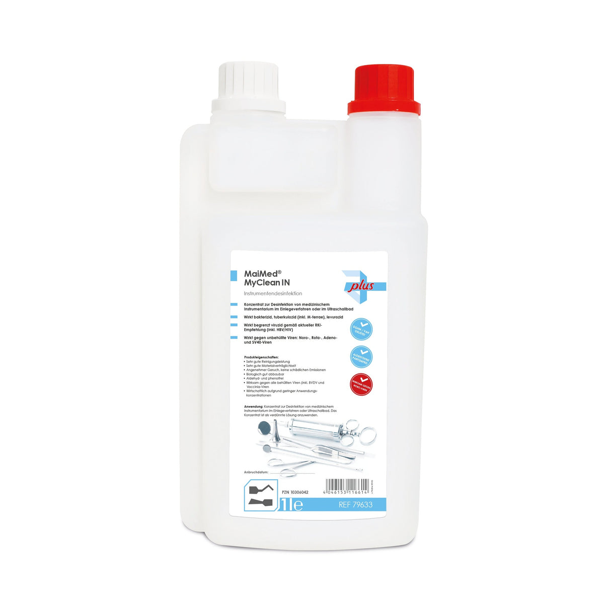 MyClean IN Instrumentendesinfektion Inhalt: 1 Liter Flasche