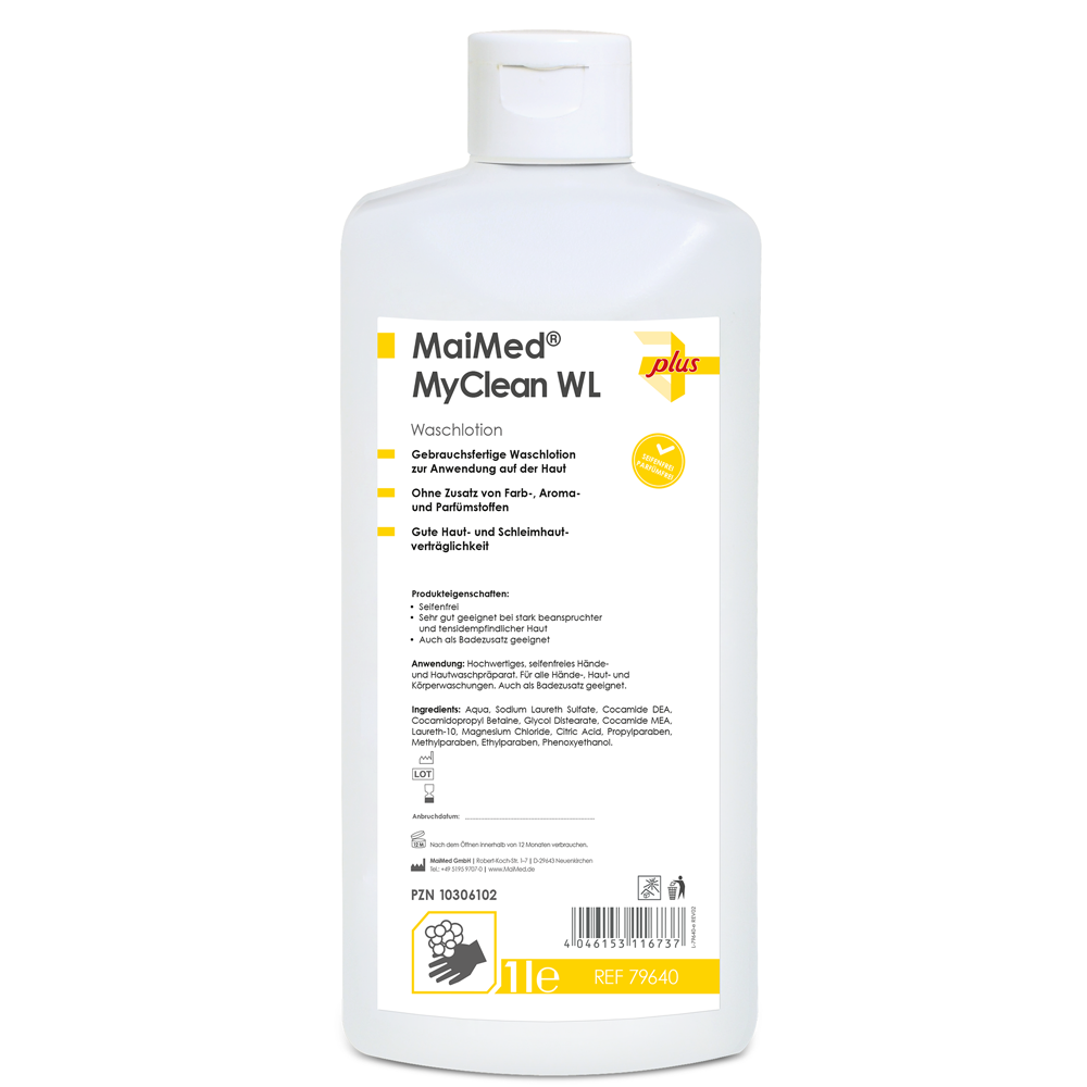 MyClean WL Waschlotion Inhalt: 1 Liter Flasche