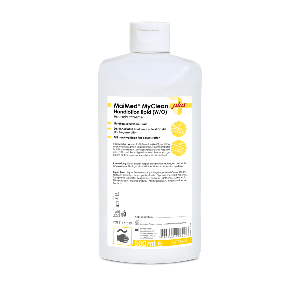 MyClean Handlotion lipid (W/O) Inhalt: 500 ml Flasche