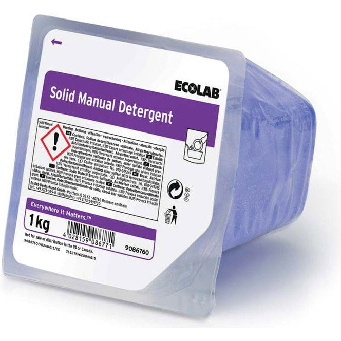 ECOLAB Solid Manual Detergent Handspülmittel in Blockform