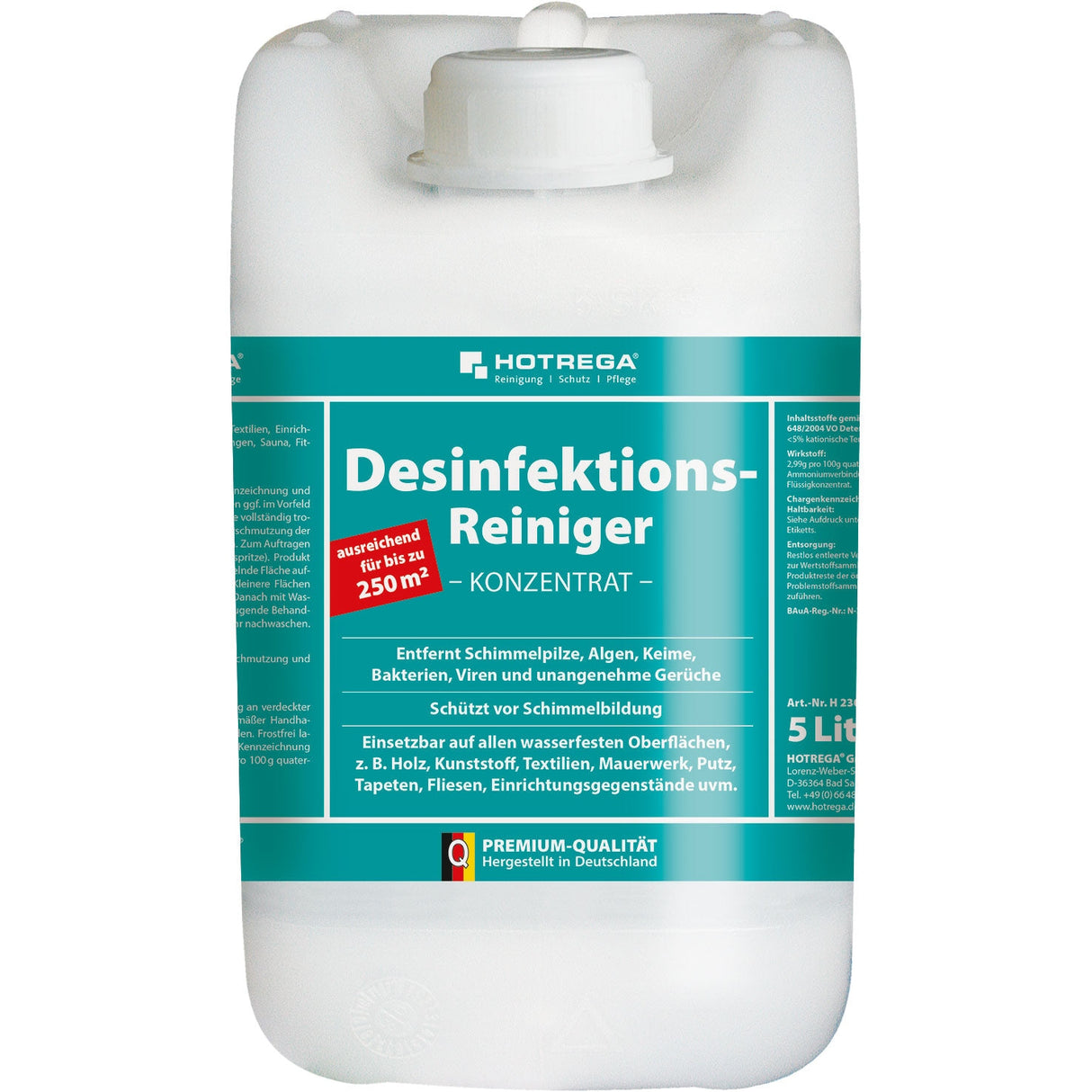 Hotrega Desinfektions-Reiniger, 5 Liter Kanister