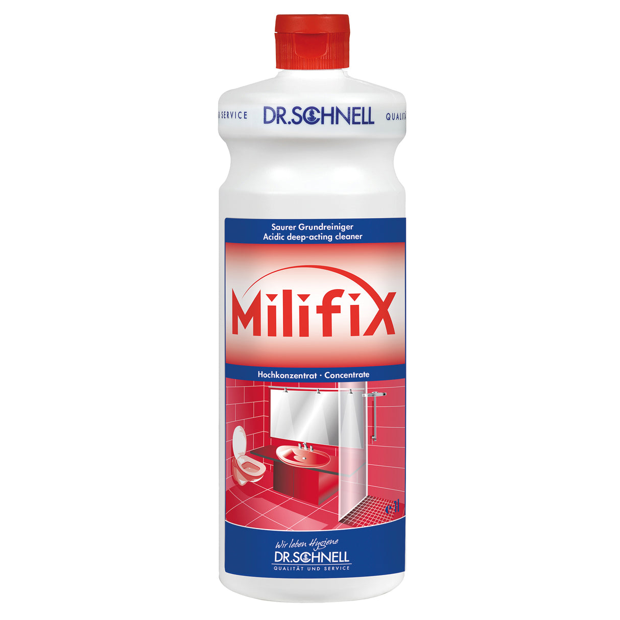 Dr. Schnell Milifix Saurer Grundreiniger Inhalt: 1 Liter Flasche