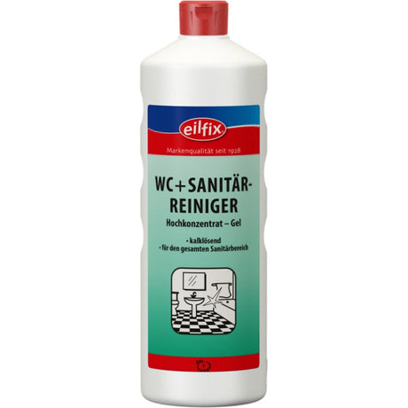 EILFIX WC + SANITÄRREINIGER (WC-Grün) Hochkonzentrat Gel Inhalt: 1 Liter Flasche