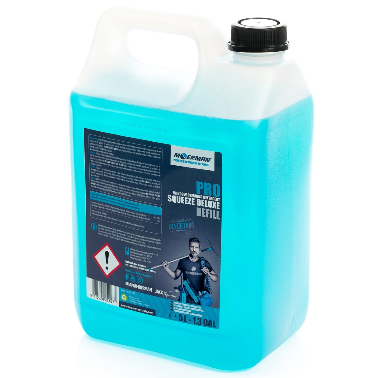 MOERMAN Squeeze Deluxe Glasreiniger 5 Liter Kanister