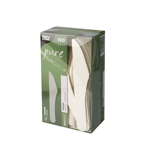 PAPSTAR Papier-Messer "pure", weiß