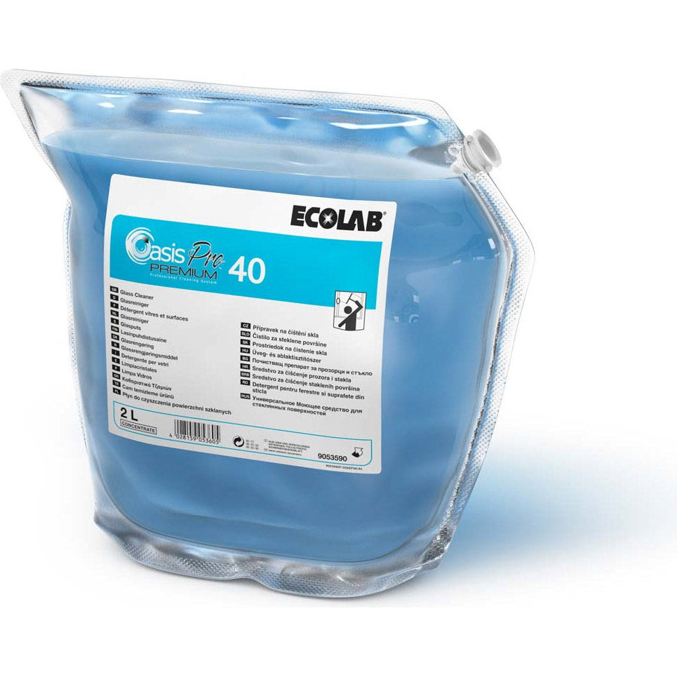 ECOLAB Oasis Pro 40 Premium Hochkonzentrat Glasreiniger