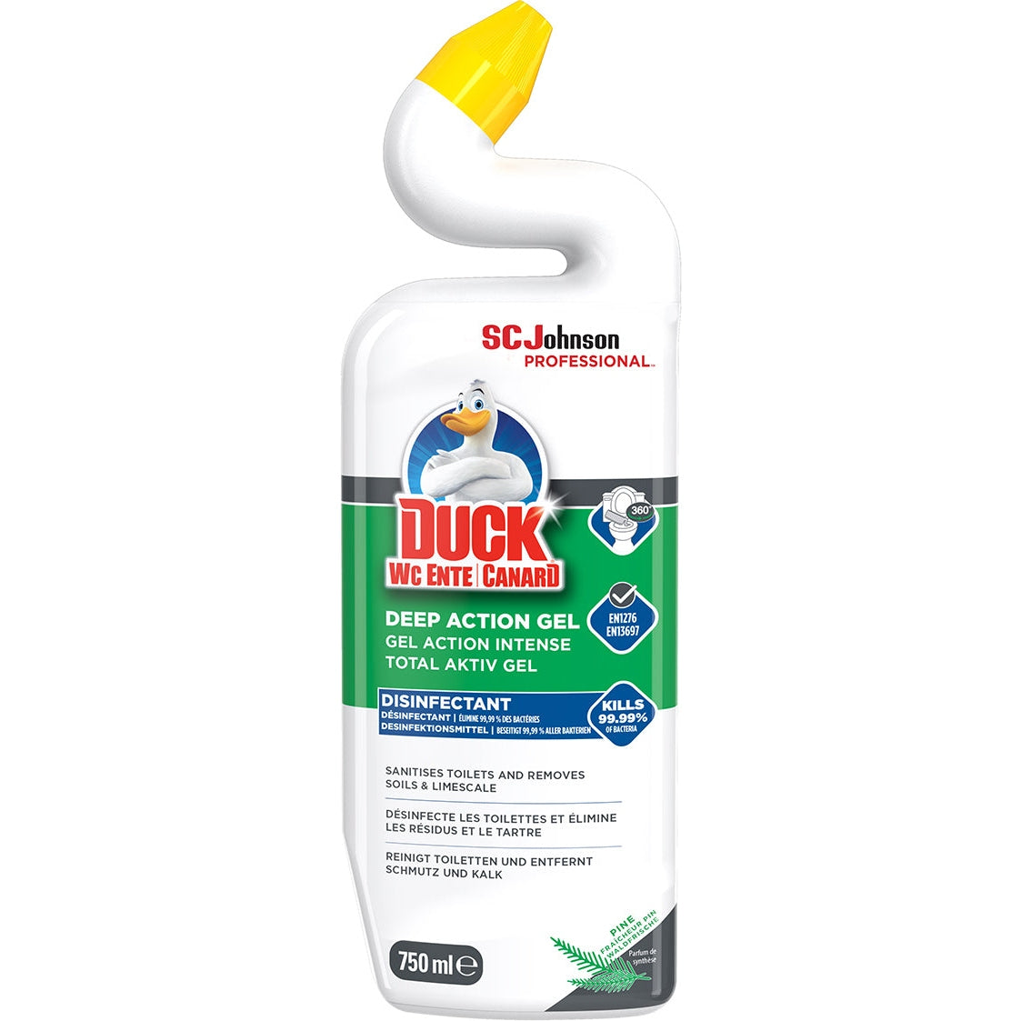 WC Ente® Total Aktiv Gel Waldfrische