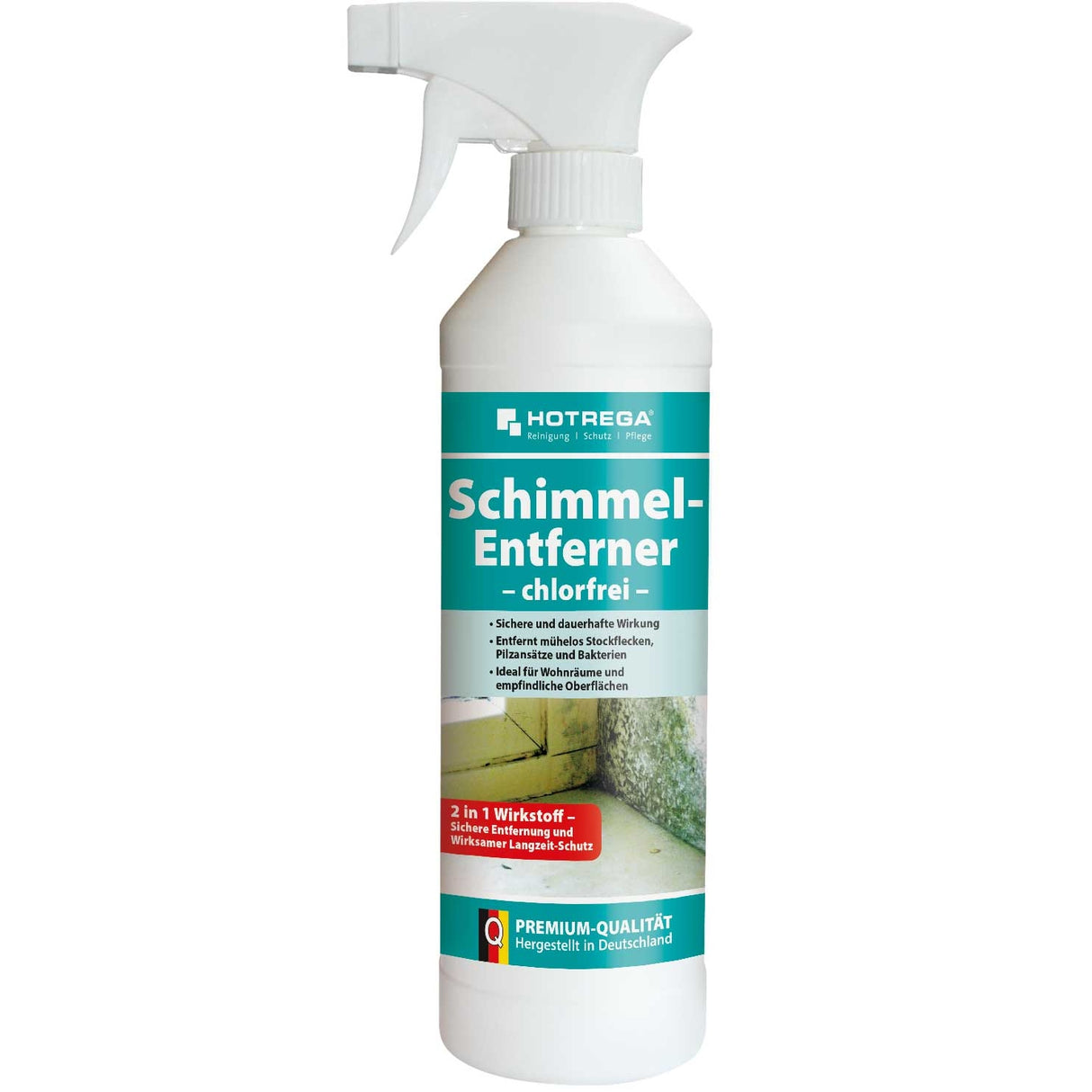 Hotrega Schimmel-Entferner - Chlorfrei, 500 ml Sprühflasche