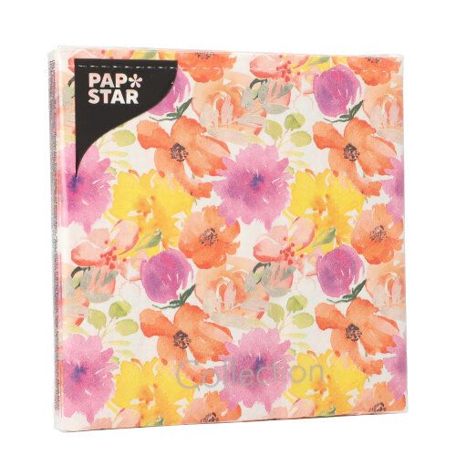 PAPSTAR Oster-Motivservietten "Flowers Splendor"