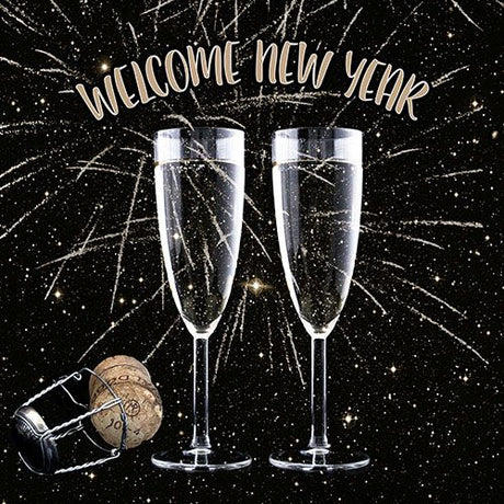 PAPSTAR Motiv-Servietten "Welcome New Year"