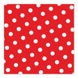 PAPSTAR Motiv-Servietten "Dots" Farbvariante: Rot