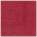 PAPSTAR Servietten "ROYAL Collection Ornaments" Farbvariante: Bordeaux