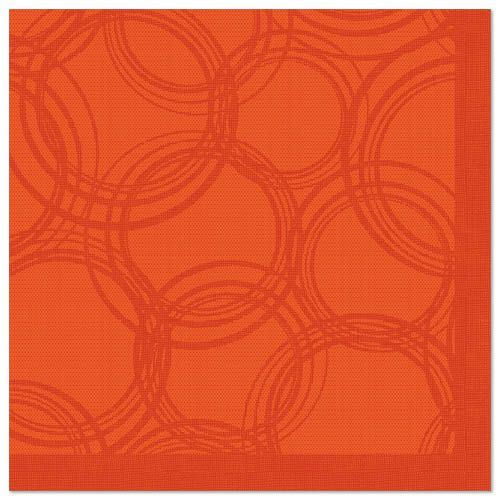 PAPSTAR Motiv-Servietten "ROYAL Collection Bubbles" Farbvariante: Orange