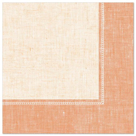 PAPSTAR Motiv-Servietten "ROYAL Collection Linum" Farbvariante: Terracotta