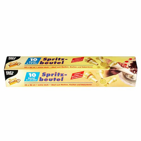 PAPSTAR LDPE-Spritzbeutel, transparent