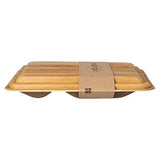 PAPSTAR Snacktray "pure" 2-geteilt