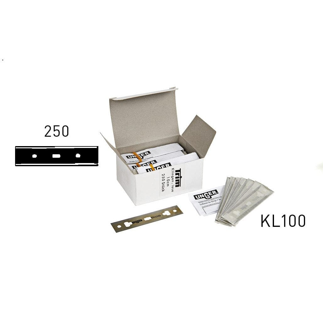 UNGER Glasschaberklingen 10 cm 250er Box